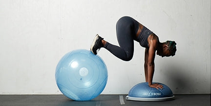 Double It Up with the BOSU® Balance Trainer & Ballast Ball